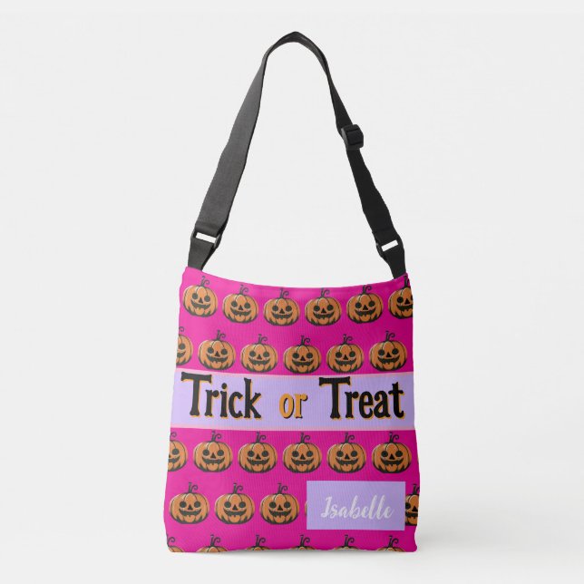 Sac Ajustable Fourre-tout allloween ruse ou nom du traitement, p (Devant)