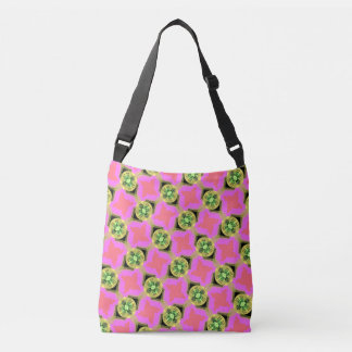 Sac Ajustable Fourre-tout bandoulière Jimette Design rose jaune