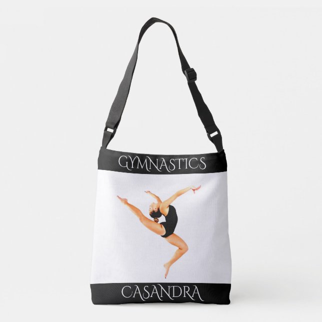 Sac Ajustable Fourre-tout de gymnastique ! Nom personnalisé. (Dos)