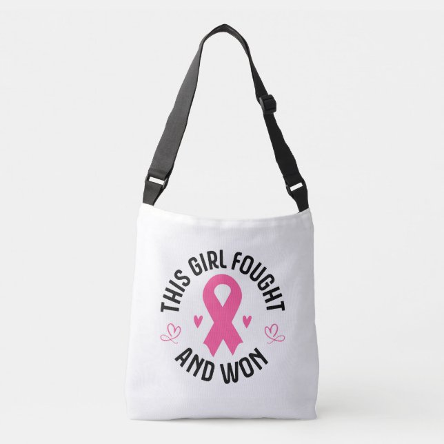 Sac Ajustable Fourre-tout de sensibilisation au cancer du sein (Devant)