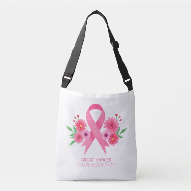 Sac Ajustable Fourre-tout de sensibilisation au cancer du sein (Devant)