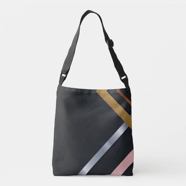 Sac Ajustable Fourre-tout noir moderne (Dos)