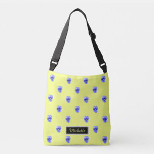 Sac Ajustable Fourre-tout personnalisée Blue Pansy