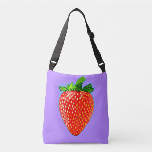 Sac Ajustable Fraise juteuse en style pop art