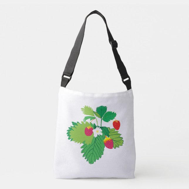 Sac Ajustable Fraises sauvages Fourre-tout (Devant)