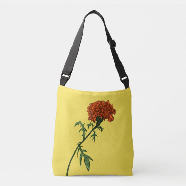 Sac Ajustable Français Marigold Flower Plante Lover Gardener (Devant)
