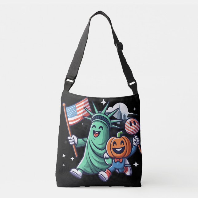 Sac Ajustable Fun Celebration of Halloween et USA (Devant)