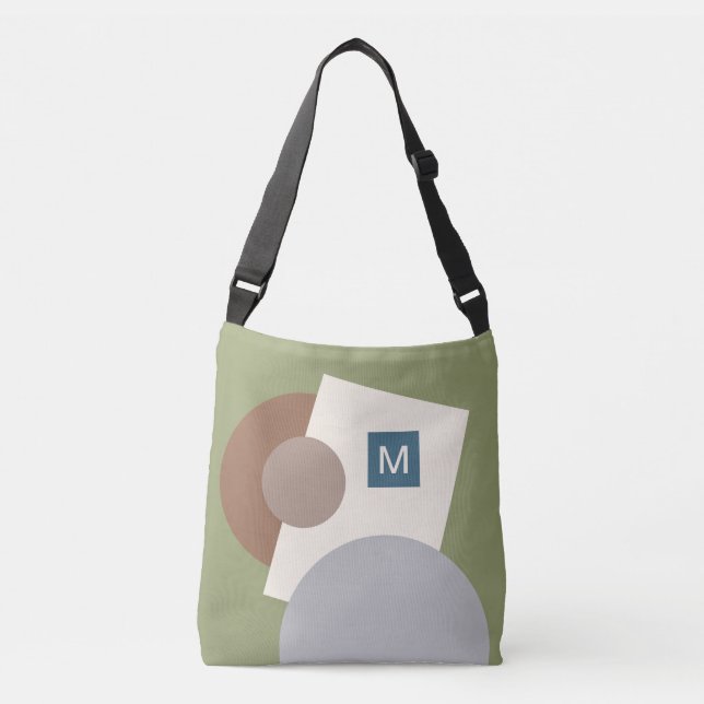 Sac Ajustable Fun Chic Cercles géométriques Abstraits Motif d'ar (Devant)