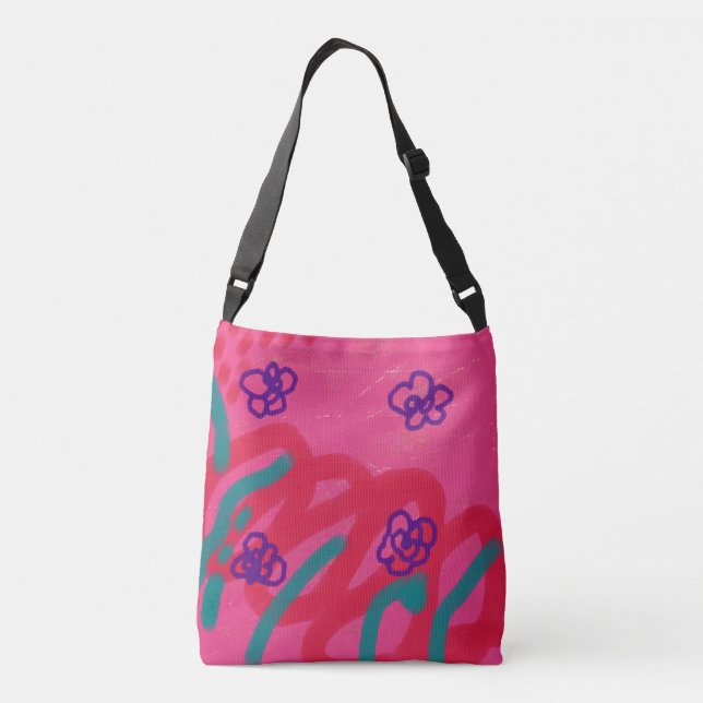 Sac Ajustable Funky Abstract Flowers (Dos)