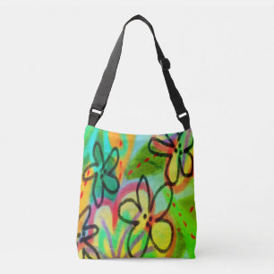 Sac Ajustable Funky Abstrait Floral Art