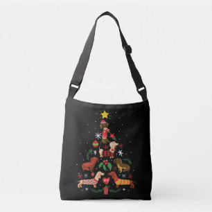 Sac Ajustable Funny Dachshund sapin de Noël