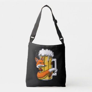 Sac Ajustable Funny Fox bière Boire animal amusant fête
