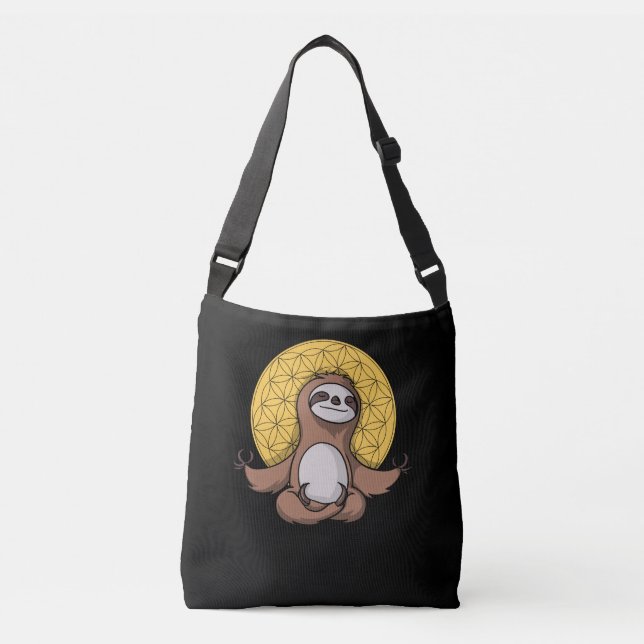 Sac Ajustable Funny Sloth Zen Yoga Méditation Animal (Devant)