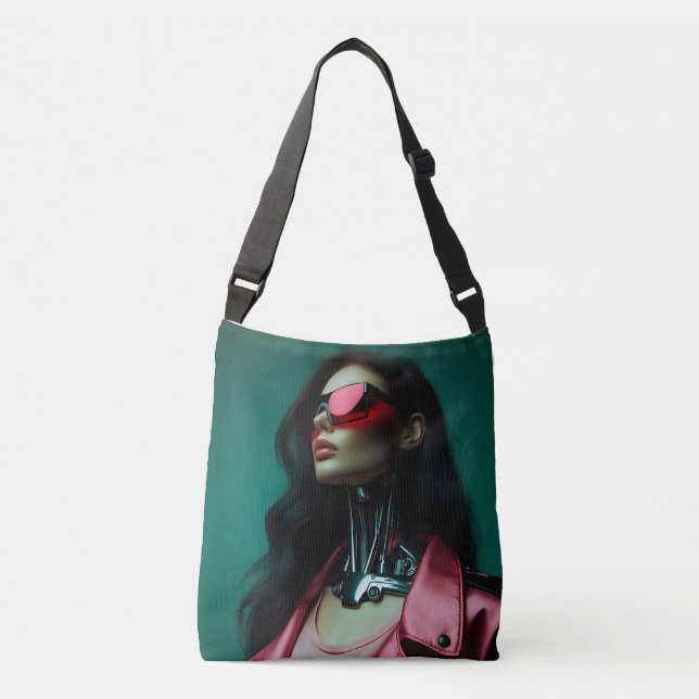 Sac Ajustable  futuristic cybernetic woman (Devant)