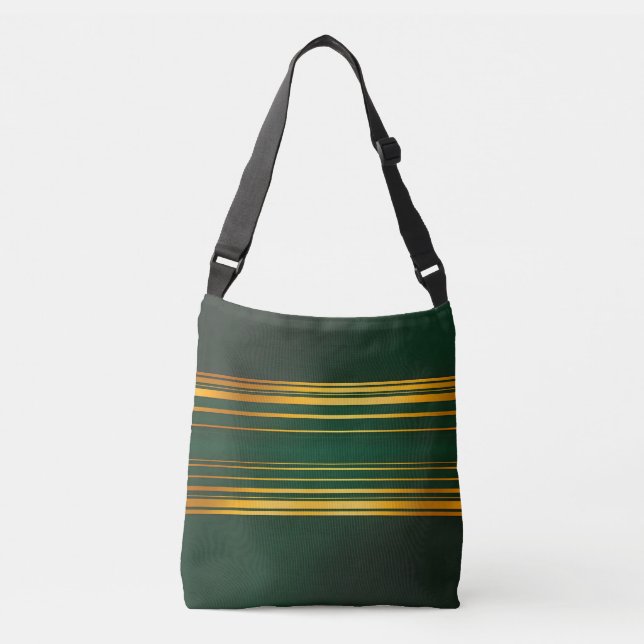 Sac Ajustable Gamme de Texture Verte Luxe Linen (Devant)