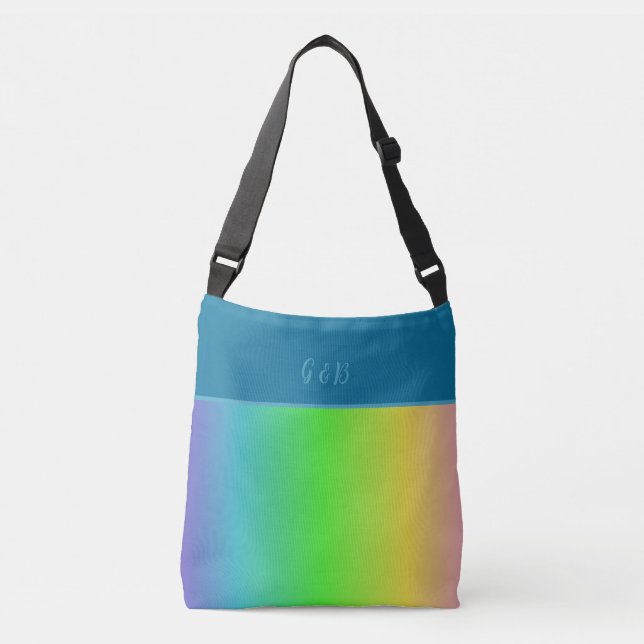 Sac Ajustable gay pride lgbtq couleur minimale mois (Devant)