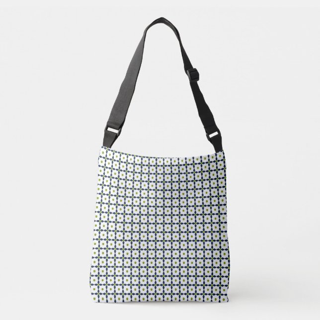 Sac Ajustable Gemstone Art, bleu et jaune (Devant)