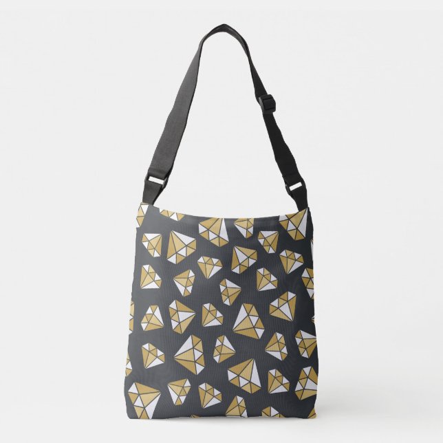 Sac Ajustable Gemstone Thème Vintage Motif sans couture. (Devant)