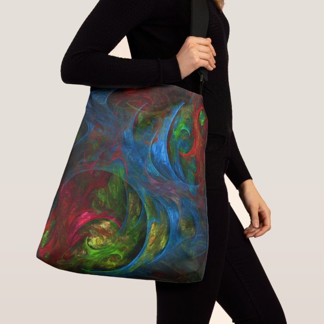 Sac Ajustable Genesis Blue Abstrait Art Corps croisé (De près)