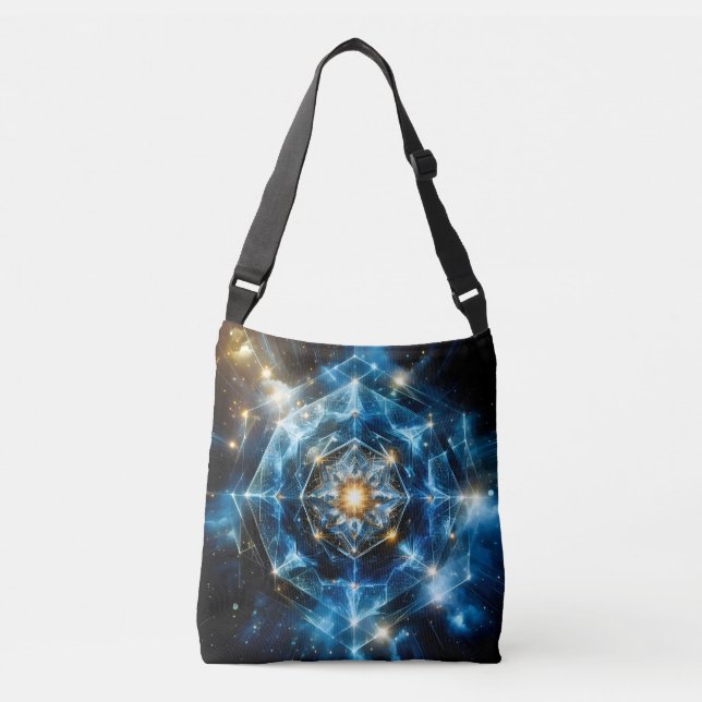 Sac Ajustable Géométrie cosmique mandala étoile univers abstrait (Devant)