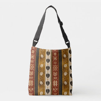 Sac Ajustable Géométrique Ethnique Africain Cowrie