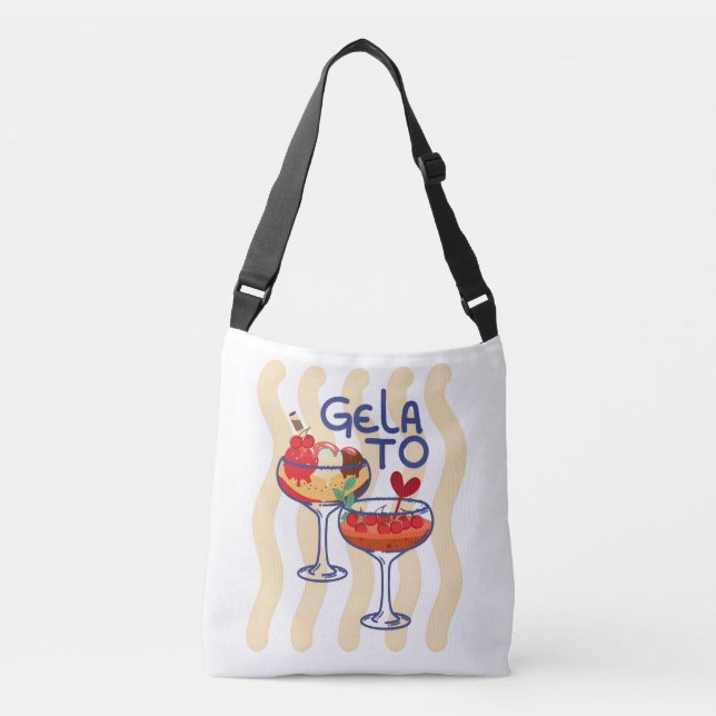 Sac Ajustable 🍦 GLACE – Graphisme Rétro Mignon de Glace (Devant)
