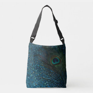 Sac Ajustable Glitter Aqua Peacock