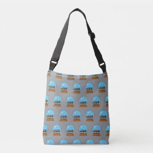 Sac Ajustable Globe des neiges avec trois Chouettes Gnomes