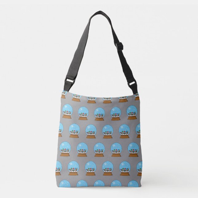 Sac Ajustable Globe des neiges avec trois Chouettes Gnomes (Devant)