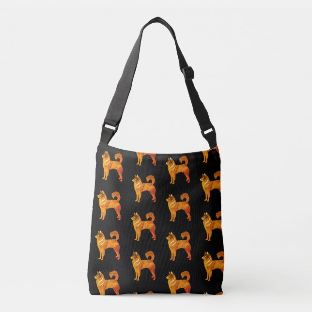 Sac Ajustable Gold Husky Chien Fourre-tout (Devant)