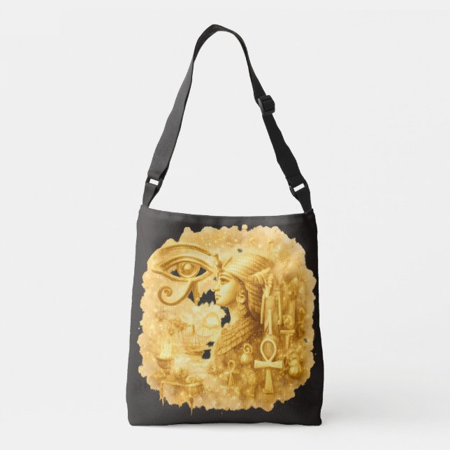 Sac Ajustable Golden Pharaonic Queen Ancient Egyptian Art (Dos)
