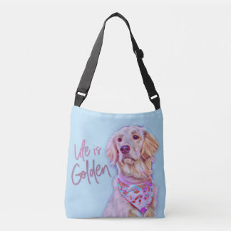 Sac Ajustable Golden retriever - la vie est d'or