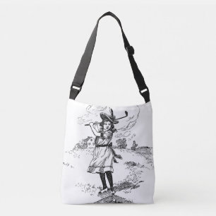 Sac Ajustable Golf Girl Golfing Art Vintage