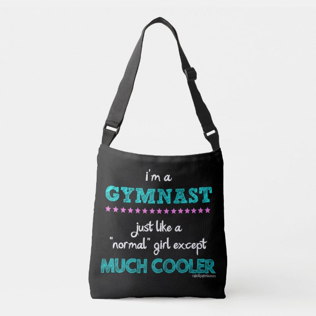 Sac Ajustable Golly filles - je suis un gymnaste (Devant)