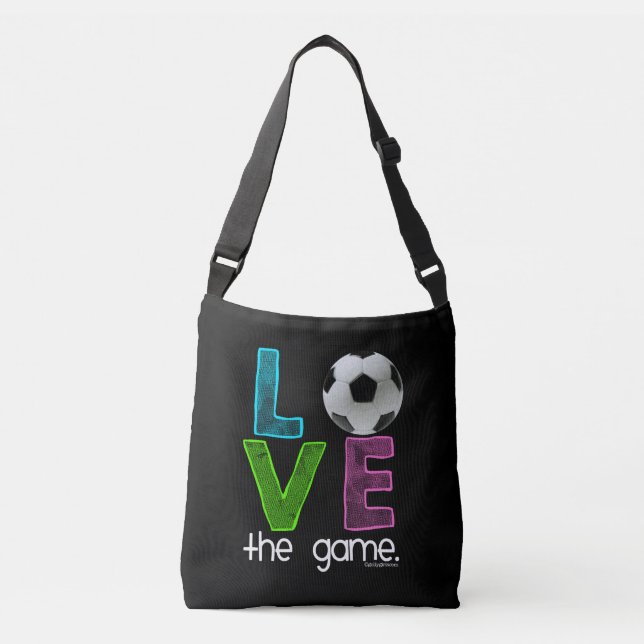 Sac Ajustable Golly filles : Le football - aimez le jeu (Devant)
