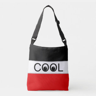 Sac Ajustable Good Vibes cool sur noir rouge & blanc