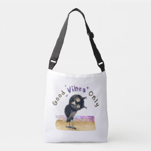 Sac Ajustable Good Vibes seulement avec Chouette curieuse