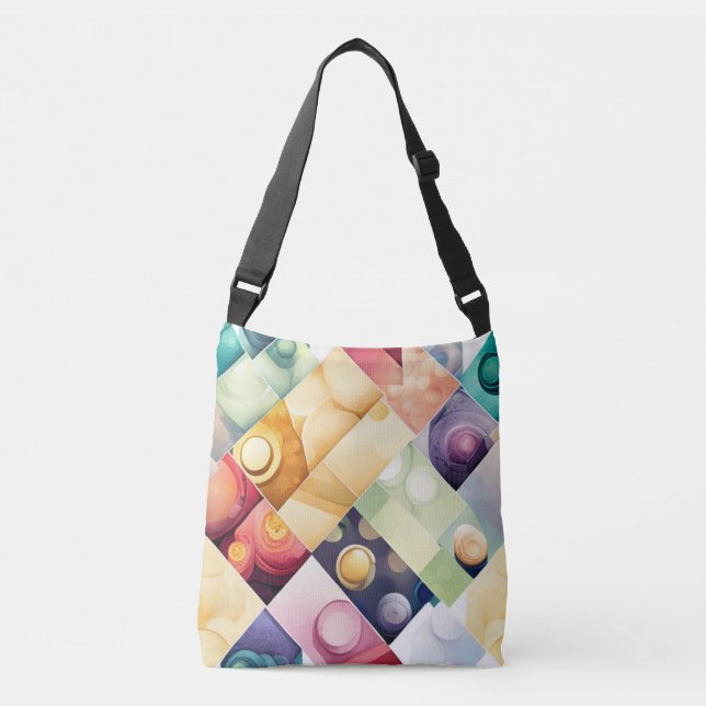 Sac Ajustable Gouttes Géométriques (Devant)