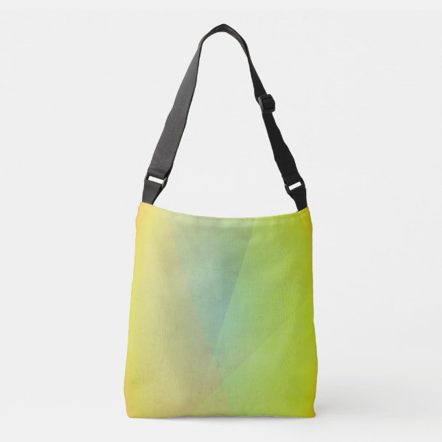 Sac Ajustable Gradation géométrique jaune moderne (Devant)