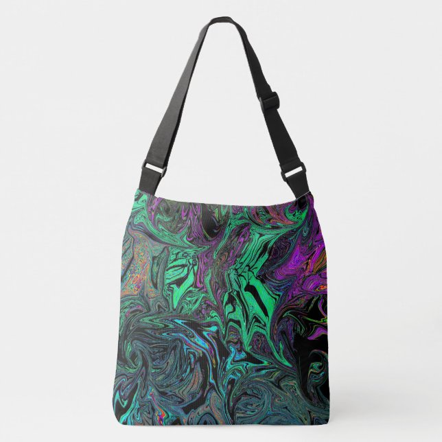 Sac Ajustable Graffiti vert liquide (Devant)