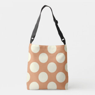 Sac Ajustable Grand design pois blanc sur rose