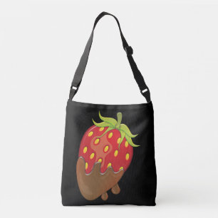 Sac Ajustable Grande fraise colorée trempée dans le chocolat