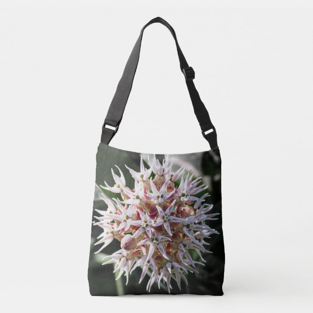 Sac Ajustable Grappe de fleurs d'Asclépiade rose Nature (Devant)