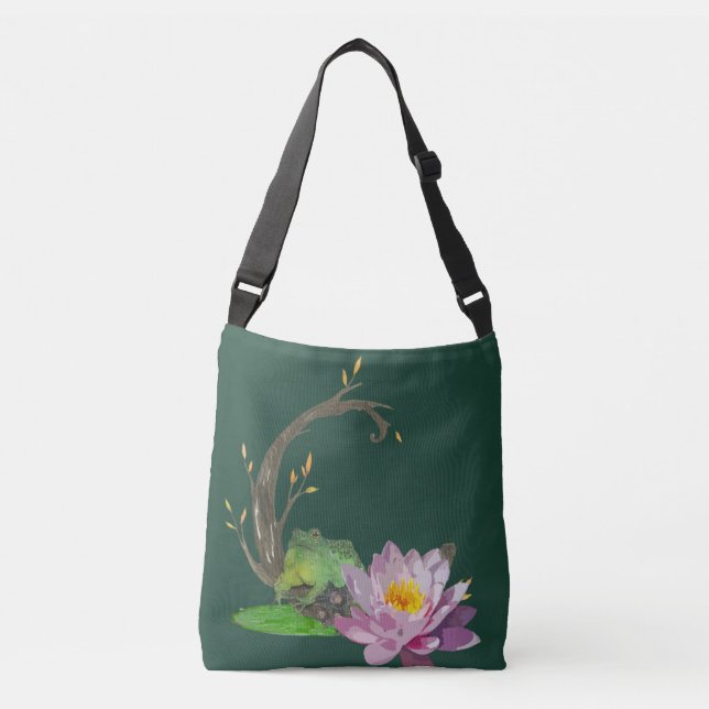 Sac Ajustable Grenouille sur Lily Pad (Devant)