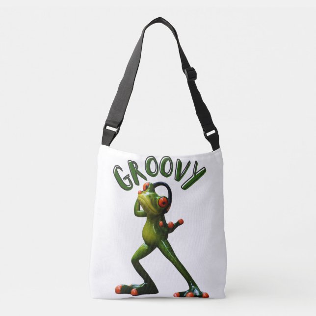 Sac Ajustable Grenouille verte super (Devant)