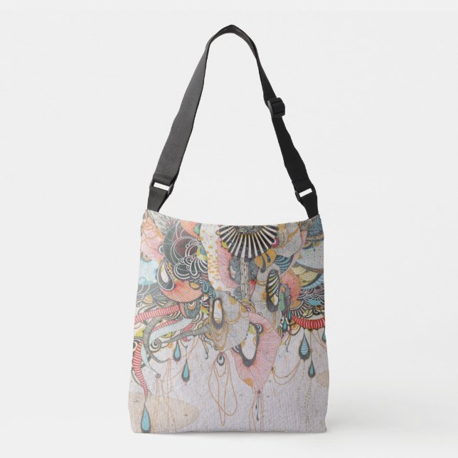 Sac Ajustable Gribouillage sur le Langage de Lumière (Devant)
