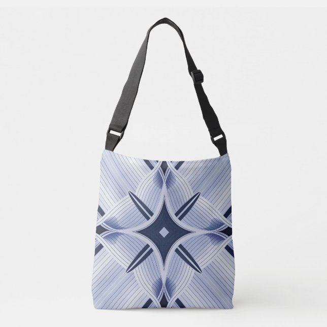 Sac Ajustable Gris en harmonie bleu et gris (Devant)