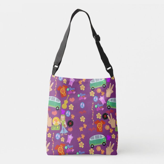 Sac Ajustable Groovy Purple Sixties (Dos)