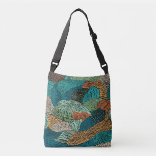 Sac Ajustable Grunge Abstrait : Conception Motif transparente.