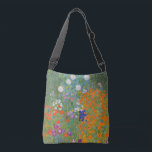 Sac Ajustable Gustav Klimt Fleur Jardin Cottage Nature<br><div class="desc">Un beau tableau de jardin - c'est un tableau classique de Gustav Klimt,  appelé Cottage Garden,  ou Bauergarten,  1907,  qui est un gros plan d'un jardin fleuri,  un tableau floral coloré.</div>